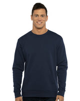Next Level Unisex Santa Barbara Pocket Crewneck Sweatshirt - Next Level 9001 Black XS Crewneck Sweatshirts