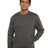 Next Level Unisex Santa Barbara Pocket Crewneck Sweatshirt - Next Level 9001 Heavy Metal XS Crewneck Sweatshirts