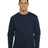 Next Level Unisex Santa Barbara Pocket Crewneck Sweatshirt - Next Level 9001 Midnight Navy XS Crewneck Sweatshirts