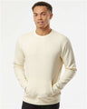 Next Level Unisex Santa Barbara Pocket Crewneck Sweatshirt - Next Level 9001 Natural XS Crewneck Sweatshirts