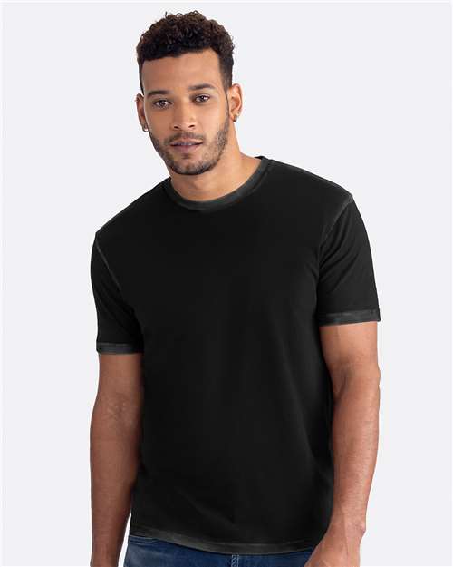 Next Level Unisex Soft Wash T-Shirt - Next Level 3600SW Washed Black XS Short Sleeve T-Shirts