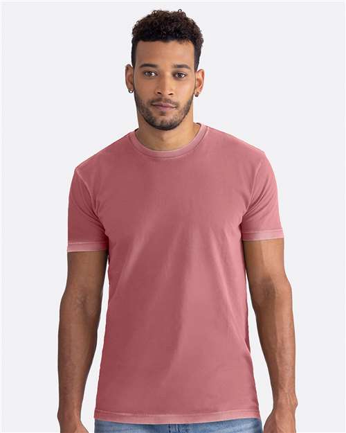 Next Level Unisex Soft Wash T-Shirt - Next Level 3600SW Washed Mauve XS Short Sleeve T-Shirts