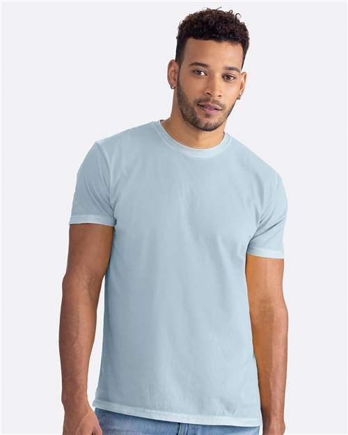 Next Level Unisex Soft Wash T-Shirt - Next Level 3600SW Washed Stonewash Denim XS Short Sleeve T-Shirts