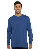 Next Level Unisex Sueded Long Sleeve T-Shirt - Next Level 6411 Black XS Long Sleeve T-Shirts