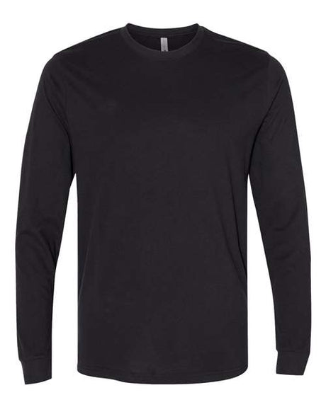 Next Level Unisex Sueded Long Sleeve T-Shirt - Next Level 6411 Black XS Long Sleeve T-Shirts