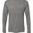 Next Level Unisex Sueded Long Sleeve T-Shirt - Next Level 6411 Dark Heather Grey XS Long Sleeve T-Shirts