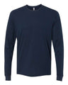 Next Level Unisex Sueded Long Sleeve T-Shirt - Next Level 6411 Midnight Navy XS Long Sleeve T-Shirts
