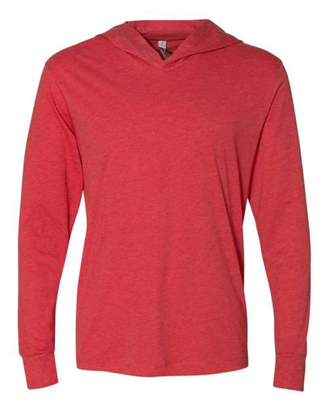 Next Level Unisex Triblend Hooded Long Sleeve Pullover T-Shirt - Next Level 6021 Vintage Red XS Short Sleeve T-Shirts