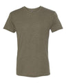 Next Level Unisex Triblend T-Shirt - Next Level 6010 Military Green XS Short Sleeve T-Shirts