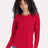 Next Level Women's Cotton Relaxed Long Sleeve T-Shirt - Next Level 3911 Red XS Long Sleeve T-Shirts