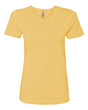 Next Level Women’s Cotton T-Shirt - Next Level 3900 Banana Cream XS Short Sleeve T-Shirts