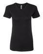 Next Level Women’s Cotton T-Shirt - Next Level 3900 Black XS Short Sleeve T-Shirts