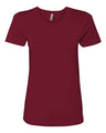Next Level Women’s Cotton T-Shirt - Next Level 3900 Cardinal XS Short Sleeve T-Shirts