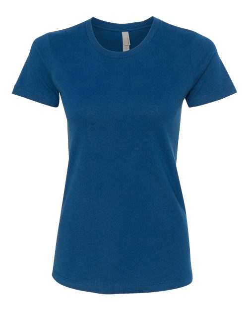 Next Level Women’s Cotton T-Shirt - Next Level 3900 Cool Blue XS Short Sleeve T-Shirts