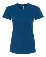 Next Level Women’s Cotton T-Shirt - Next Level 3900 Cool Blue XS Short Sleeve T-Shirts
