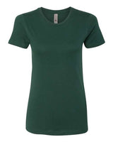 Next Level Women’s Cotton T-Shirt - Next Level 3900 Forest Green XS Short Sleeve T-Shirts