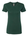 Next Level Women’s Cotton T-Shirt - Next Level 3900 Forest Green XS Short Sleeve T-Shirts