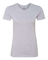 Next Level Women’s Cotton T-Shirt - Next Level 3900 Heather Grey XS Short Sleeve T-Shirts