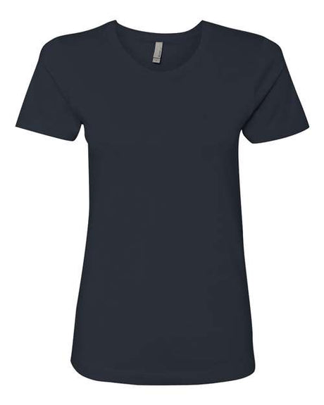 Next Level Women’s Cotton T-Shirt - Next Level 3900 Indigo XS Short Sleeve T-Shirts