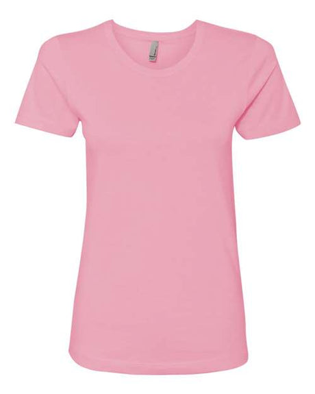 Next Level Women’s Cotton T-Shirt - Next Level 3900 Light Pink XS Short Sleeve T-Shirts