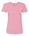 Next Level Women’s Cotton T-Shirt - Next Level 3900 Light Pink XS Short Sleeve T-Shirts