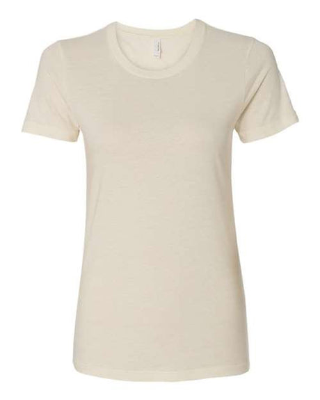 Next Level Women’s Cotton T-Shirt - Next Level 3900 Natural XS Short Sleeve T-Shirts