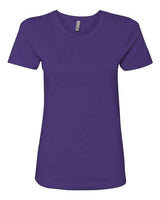 Next Level Women’s Cotton T-Shirt - Next Level 3900 Purple Rush XS Short Sleeve T-Shirts