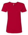Next Level Women’s Cotton T-Shirt - Next Level 3900 Red XS Short Sleeve T-Shirts