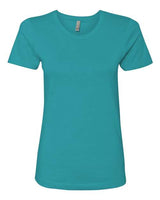 Next Level Women’s Cotton T-Shirt - Next Level 3900 Tahiti Blue XS Short Sleeve T-Shirts