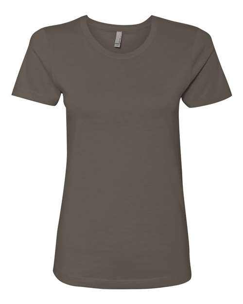 Next Level Women’s Cotton T-Shirt - Next Level 3900 Warm Grey XS Short Sleeve T-Shirts