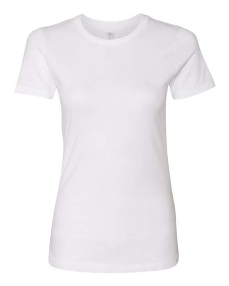 Next Level Women’s Cotton T-Shirt - Next Level 3900 White XS Short Sleeve T-Shirts