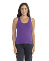 Next Level Women's Cotton Tank - Next Level 3933 Purple Rush XS
