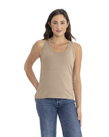 Next Level Women's Cotton Tank - Next Level 3933 Tan XS