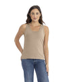 Next Level Women's Cotton Tank - Next Level 3933 Tan XS