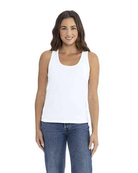 Next Level Women's Cotton Tank - Next Level 3933 White XS