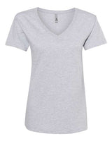 Next Level Women’s Cotton V - Neck T-Shirt - Next Level 3940 Heather Grey XS Short Sleeve T-Shirts