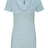 Next Level Women’s CVC Deep V - Neck T-Shirt - Next Level 6640 Ice Blue 2XL Short Sleeve T-Shirts
