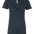 Next Level Women’s CVC Deep V - Neck T-Shirt - Next Level 6640 Midnight Navy 2XL Short Sleeve T-Shirts