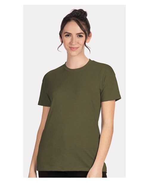 Next Level Women's CVC Relaxed T-Shirt - Next Level 6600 Military Green XS Short Sleeve T-Shirts