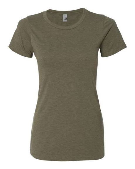 Next Level Women’s CVC T-Shirt - Next Level 6610 Military Green XS Short Sleeve T-Shirts
