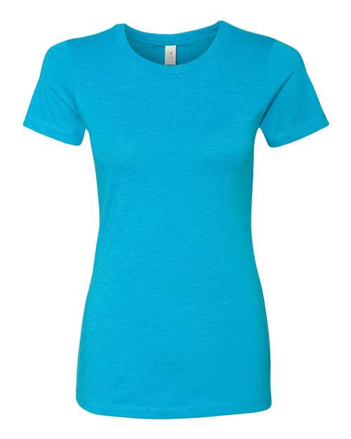 Next Level Women’s CVC T-Shirt - Next Level 6610 Turquoise XS Short Sleeve T-Shirts