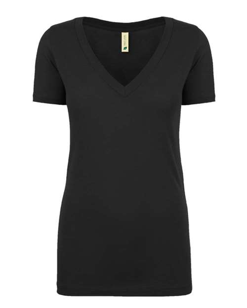 Next Level Women's Eco Performance V - Neck T-Shirt - Next Level 4240 Black XL Short Sleeve T-Shirts