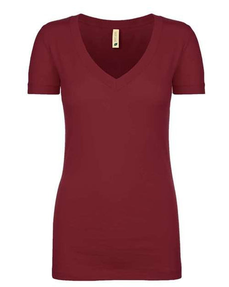 Next Level Women's Eco Performance V - Neck T-Shirt - Next Level 4240 Cardinal XL Short Sleeve T-Shirts