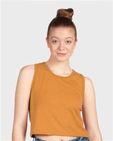 Next Level Women's Festival Crop Tank - Next Level 5083 Antique Gold XS