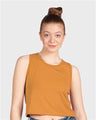 Next Level Women's Festival Crop Tank - Next Level 5083 Antique Gold XS