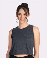 Next Level Women's Festival Crop Tank - Next Level 5083 Charcoal XS