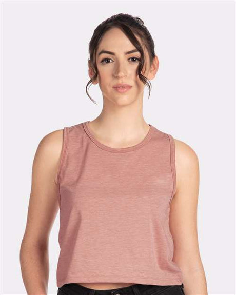 Next Level Women's Festival Crop Tank - Next Level 5083 Desert Pink XS