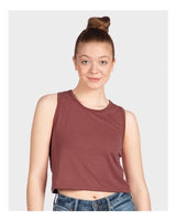 Next Level Women's Festival Crop Tank - Next Level 5083 Smoked Paprika XS