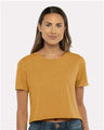 Next Level Women's Festival Crop Top - Next Level 5080 Antique Gold XS