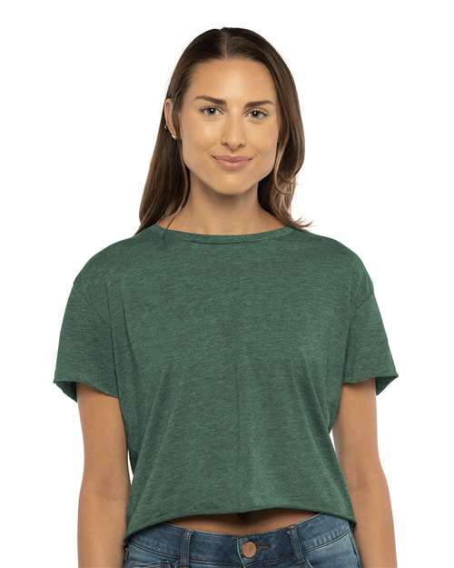 Next Level Women's Festival Crop Top - Next Level 5080 Royal Pine XS